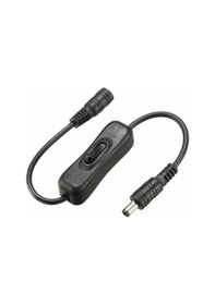 Resim Açma Kapama Anahtarlı Dc 5.5x2.1 Mm Dişi-erkek Güç Kablosu 