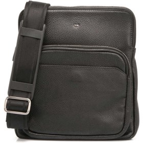 Resim Siyah Deri Unisex Çapraz Askılı Çanta - S1AC00021188-A6F 