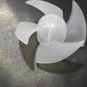 Resim FullYedek Arçelik Saç Kurutma Makinesi Pervanesi 4 Kanat Çap 59 mm Mil 