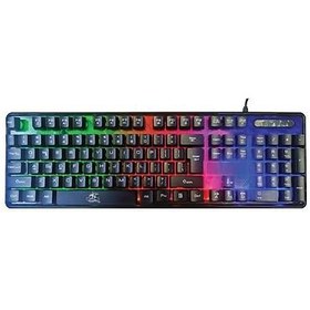 Resim Dexim KBL707 Mekanik Hisli Rgb LED Arka Işıklı Şeffaf Gaming Oyuncu Klavye 