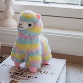 Resim Rainbow Alpaca Doll Plush Toy - Color B / 35CM 