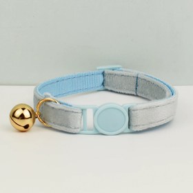 Resim Cat collar Safety Bell cat collar 92726 - Ice BLUE Collar / S/M 