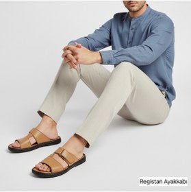 Resim Registan Shoes HAKİKİ KALİTELİ DERİ- TOMMY VERCCETTI TERLİK - SANDALET - PARMAK ARASI- MASAJ TABAN 