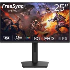 Resim Rampage Tıtan Tt25f400f Fhd Fast Ips 400hz 0.5ms 25" Flat Oyuncu Monitör 