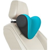 Resim A09 Araba Koltuğu Kafalık Hafızalı Köpük Rahat Boyun Yastığı, Stil: Standsız Mavi 