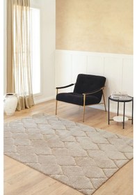 Resim Kaşmir Halı Süpersoft Grace Bej 160x230 CM Salon Mutfak Halısı Yolluk Kilim 