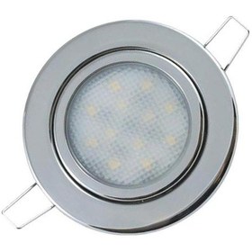 Resim Labarka Gömme Spot Lamba 12 LED'li 12V 6,5cm Gün Işığı 