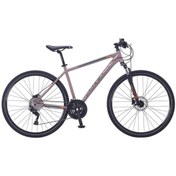 Resim Salcano City Sport 27 Vites 28 Jant Hd 21 Kadro Şehir Tur Bisikleti Mat Gri Turuncu Trekking Bisikle 