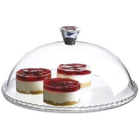 Resim Kapaklı Cam Kek Fanusu Patisserie 