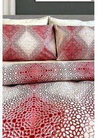 Resim Çift Kişilik Ranforce Nevresim Takımı Lastikli Çarşaflı Ottoman Krem 