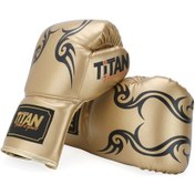 Resim Altın Gold İpli Boks Eldiveni Çok Renkli 