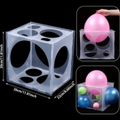 Resim 1 adet, 11 Delikli Balon Boyut Kutusu, Katlanabilir Balon Boyut Kutusu, Balon Ölçüm Aracı, Balon Arkı, Balon Sütunları, Fotoğraf Balonu, Parti Balonu, Doğum Günü Balonu, Doğum Günü Süsleri, Estetik Oda Dekoru, Parti Süsleri Malzemeleri 