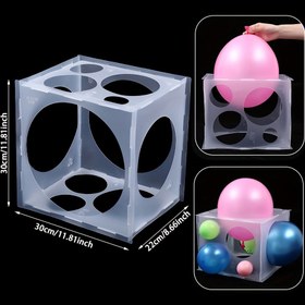 Resim 1 adet, 11 Delikli Balon Boyut Kutusu, Katlanabilir Balon Boyut Kutusu, Balon Ölçüm Aracı, Balon Arkı, Balon Sütunları, Fotoğraf Balonu, Parti Balonu, Doğum Günü Balonu, Doğum Günü Süsleri, Estetik Oda Dekoru, Parti Süsleri Malzemeleri 