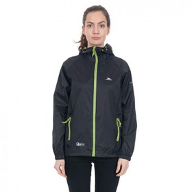 Resim Trespass Qikpac Jacket - Unisex Packaway Unisex Siyah Yağmurluk 