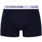 Resim U.S. Polo Assn. Erkek, Lisanslı, Uspa, Lacivert Tekli Boxer 