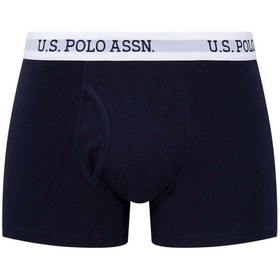 Resim U.S. Polo Assn. Erkek, Lisanslı, Uspa, Lacivert Tekli Boxer 