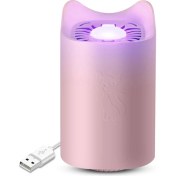 Resim Sivrisinek Kovucu USB Plug-In Kendinden Emişli Kovucu Sivrisinek Tuzak Lamba 