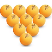 Resim Jeehugo Boer Ittf Onaylı Sürekli Döndürme Ve Mükemmel Zıplama Özellikli 40+ Mm Dairesel Abs Materyal Tenis Topu Sarı 10'lu Paket 