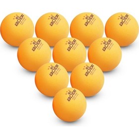 Resim Jeehugo Boer Ittf Onaylı Sürekli Döndürme Ve Mükemmel Zıplama Özellikli 40+ Mm Dairesel Abs Materyal Tenis Topu Sarı 10'lu Paket 