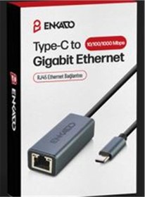 Resim Enkado Ekd-tp45 Type-c Usb 3,1 To 10-100-1000 Gigabit Ethernet Adaptör 27711153 