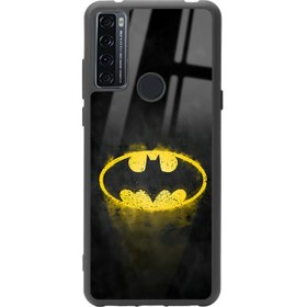 Resim Tcl 20 Se Yellow Batman Tasarımlı Glossy Telefon Kılıfı 