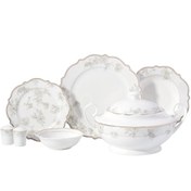 Resim Korkmaz Eliza Collection 60 Parça Çiçek Desen Yemek Takımı A8278 