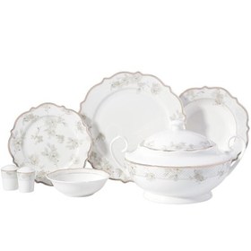 Resim Korkmaz Eliza Collection 60 Parça Çiçek Desen Yemek Takımı A8278 