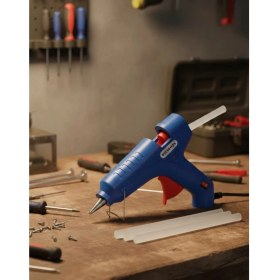 Resim Bucuks Mey Ithalat® Pratik Kullanımlı 60 W Silikon Tabancası 11 mm Silikon Uyumlu 5 Silikon 