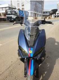 Resim Motocam Rks Vieste 249 Siperlik Ön Cam 2022 2024 Model 55cm Şeffaf Renkli 4mm Kısa Spor Cam 