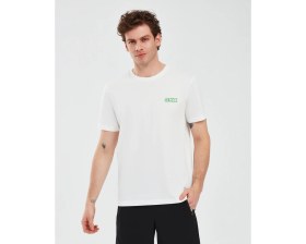 Resim Skechers Graphic T-Shirt M Short Sleeve Erkek Kırık Beyaz Tshirt S241054-102 