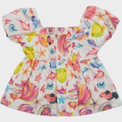 Resim Layette Kız Bebek Desenli Elbise 23ss0lt7904 