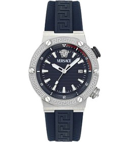 Resim Versace Quartz Erkek Kol Saati Vrscve8g00124 Altın - Mavi 