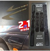 Resim Dacia Duster Kapı Eşiği Set + Çamurluk Vent Krom Görsel 