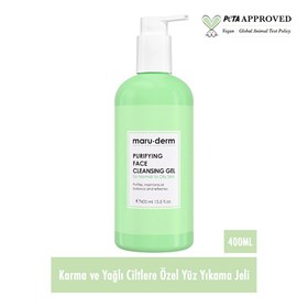 Resim Maruderm Karma ve Yağlı Ciltlere Özel Salisilik Asit BHA Yüz Temizleme Jeli 400 ml 