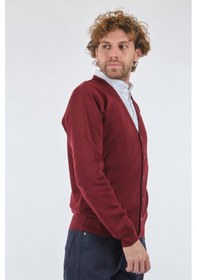 Resim De Blasıo Bordo Erkek Hırka 222340050 Bordo 