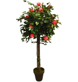 Resim Yapay Elma Meyve Ağacı 1.70 Mt Boy Doğal Gerçekçi Görünüm 