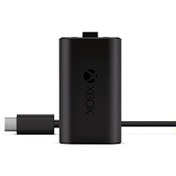 Resim Microsoft 9.Nesil Siyah Xbox Oyun ve Şarj Kiti Siyah 