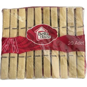 Resim Bella House Tahta Mandal 20Lİ 