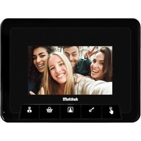 Resim Multitek Multibus Sistem MB45-S 4.3 Inç Daire Görüntülü Diafon Ekranı 9g 01 03 0001S 