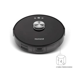 Resim Braventa Collection Homend Alex Laser Pro+ 1283H Siyah Moplu ve Haritalamalı Akıllı Robot Süpürge 