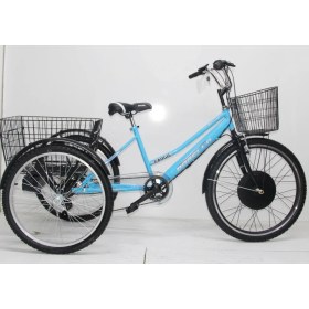 Resim Dorello Pedal Destekli El Gazlı Elektrikli Bisiklet Cargo Bisikleti 48 DC1000 Watt Elektrkli 