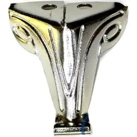 Resim Skygo Moda Sac Sandık Ayağı, Kutu Ayak 2,5 cm - Nikel, 100 Adet 