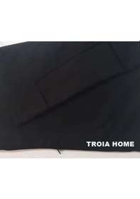 Resim meditroia Kirli Çamaşır Sepeti Kapı-arkası Siyah 2 Adet Metal Siyah 