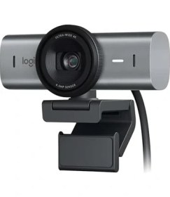 Resim Daisy Store Mx Ultra Hd 4K Web Kamerası, 60 Fps 1080P, Gürültü Önleyici Çift Mikrofon, Usb-C, Web Kamerası Kapağı, Microsoft Teams, Zoom, Meet ile Uyumlu, Açık Gri 