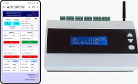 Resim Electrosec WA-7 Akıllı Ev Otomasyon ve Isı Nem Takip Sistemi (Wi-Fi, 7 Kanal) 