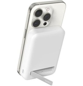 Resim Belkin Bpd007btwt Boostcharge Qi2 15w 8k Magsafe Uyumlu Kablosuz Powerbank Beyaz siyah 