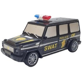 Resim Uzaktan Kumandalı Mercedes Polis Jeep 1:20 Ölçek 18 Cm Siyah - 13578-887 Lisinya 