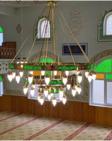 Resim M Mediyamu Aydınlatma Ledli Osmanlı Cami Avizesi 