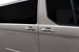 Resim OMSA Ford Tourneo Custom Krom Kapı Kolu 4 Kapı 8 Parça 2012-2023 Arası 