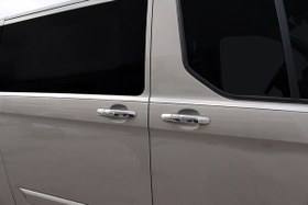 Resim OMSA Ford Tourneo Custom Krom Kapı Kolu 4 Kapı 8 Parça 2012-2023 Arası 